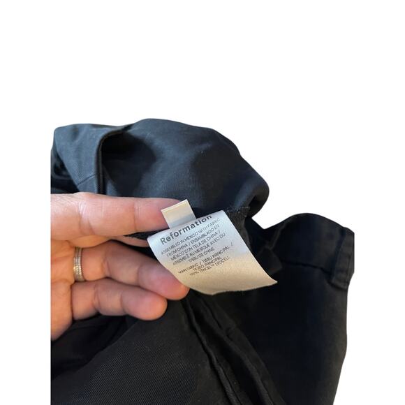 Reformation Mason Pant Black Womans 2 - Picture 10 of 12